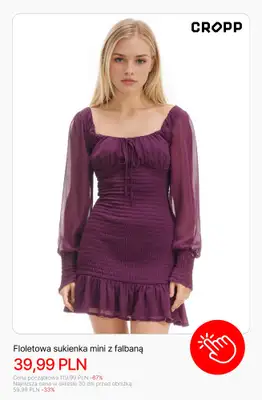 Cropp - gazetka promocyjna Sukienki w supercenach! od soboty 21.02  - strona 9