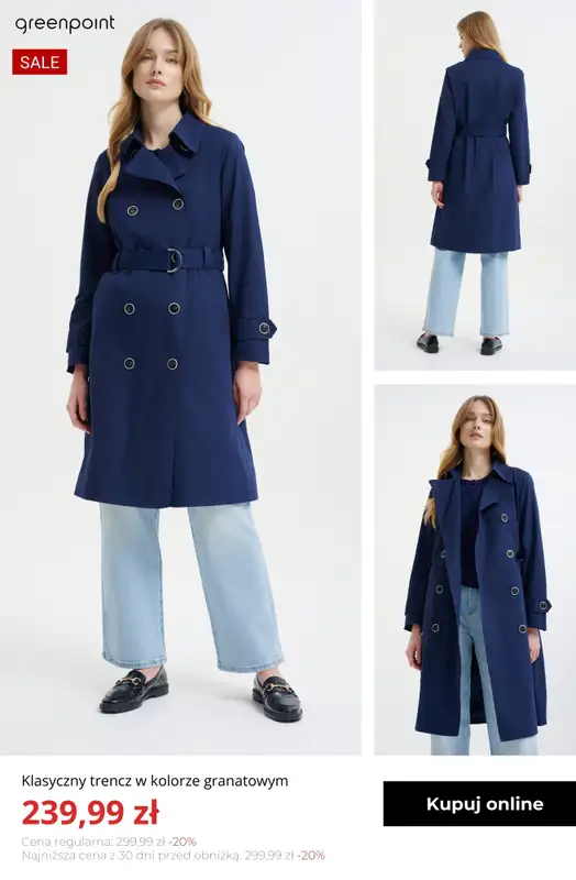 Greenpoint - gazetka promocyjna Wiosenne kurtki i płaszcze do -60% od piątku 20.02  - strona 8