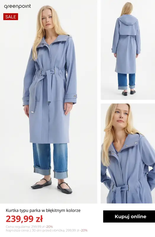 Greenpoint - gazetka promocyjna Wiosenne kurtki i płaszcze do -60% od piątku 20.02  - strona 7