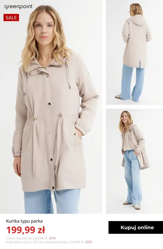 Greenpoint - gazetka promocyjna Wiosenne kurtki i płaszcze do -60% od piątku 20.02  - strona 4