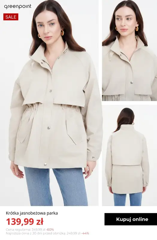 Greenpoint - gazetka promocyjna Wiosenne kurtki i płaszcze do -60% od piątku 20.02  - strona 11