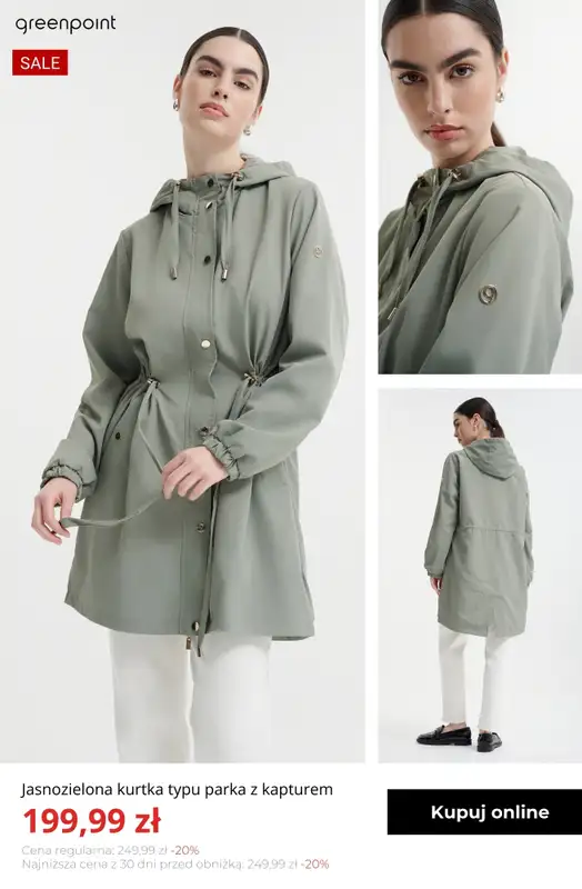 Greenpoint - gazetka promocyjna Wiosenne kurtki i płaszcze do -60% od piątku 20.02  - strona 13