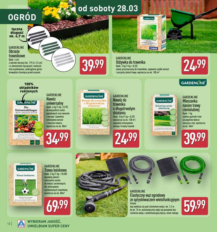 Aldi - gazetka promocyjna Katalog ogrodowy Aldi! od środy 25.02 do soboty 28.02 - strona 12