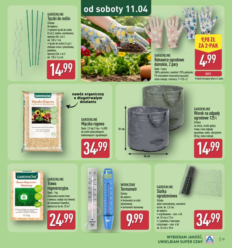 Aldi - gazetka promocyjna Katalog ogrodowy Aldi! od środy 25.02 do soboty 28.02 - strona 19