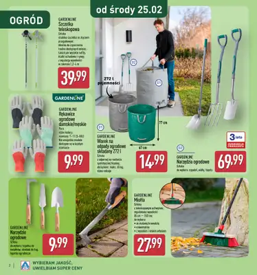 Aldi - gazetka promocyjna Katalog ogrodowy Aldi! od środy 25.02 do soboty 28.02 - strona 2