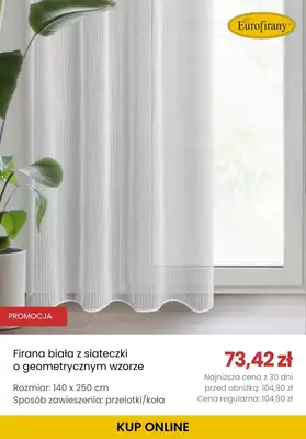 BEST SALE - gazetka promocyjna Eurofirany | Do -30% na firany od piątku 20.02 do czwartku 05.03 - strona 8