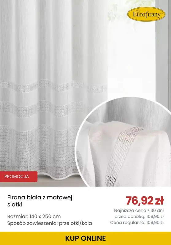 BEST SALE - gazetka promocyjna Eurofirany | Do -30% na firany od piątku 20.02 do czwartku 05.03 - strona 4