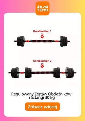 Temu - gazetka promocyjna Akcesoria i sprzęt fitness od piątku 20.02  - strona 9
