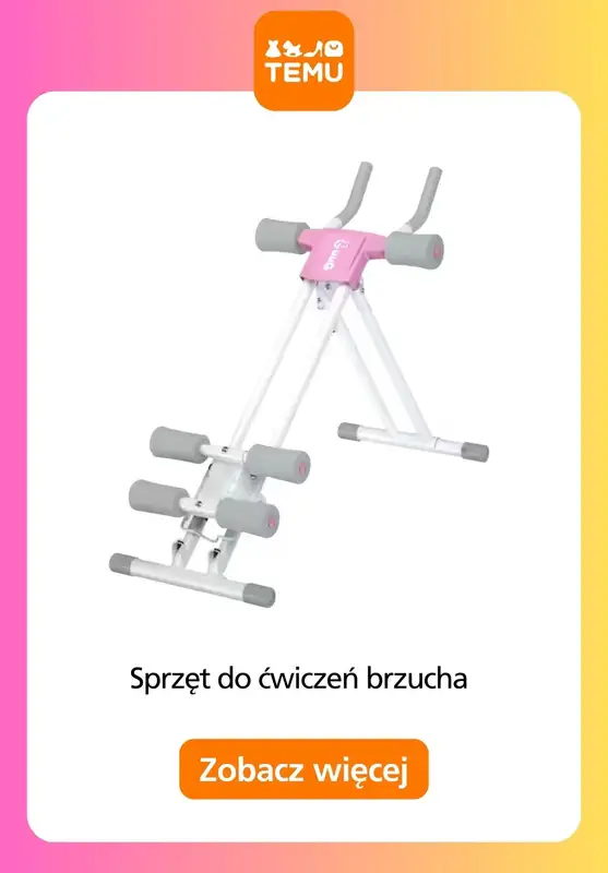 Temu - gazetka promocyjna Akcesoria i sprzęt fitness od piątku 20.02  - strona 7