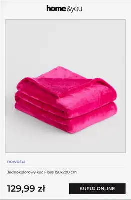 home&you - gazetka promocyjna Nowości w odcieniach różu od piątku 20.02 do niedzieli 01.03 - strona 4