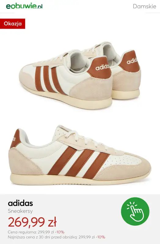 eobuwie.pl - gazetka promocyjna Sneakersy damskie adidas – super okazje od soboty 21.02  - strona 7