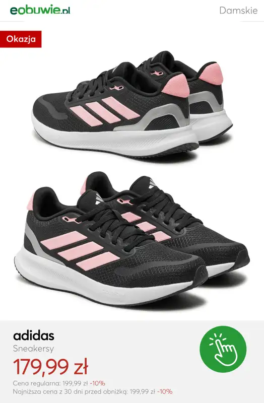 eobuwie.pl - gazetka promocyjna Sneakersy damskie adidas – super okazje od soboty 21.02  - strona 8