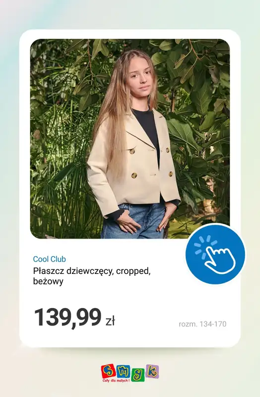 Smyk - gazetka promocyjna Kurtki przejścowe - kolekcja Wiosna 2026 od soboty 21.02 do soboty 28.02 - strona 20