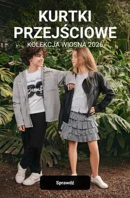 Smyk - gazetka promocyjna Kurtki przejścowe - kolekcja Wiosna 2026 od soboty 21.02 do soboty 28.02