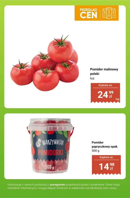 Biedronka - gazetka promocyjna Owoce i warzywa  - przegląd cen od poniedziałku 23.02 do soboty 28.02 - strona 6