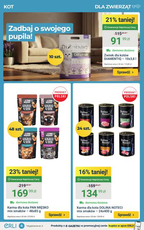 ERLI - gazetka promocyjna HIT e-Gazetki – codzienne zakupy w super cenach! od poniedziałku 23.02 do niedzieli 01.03 - strona 4