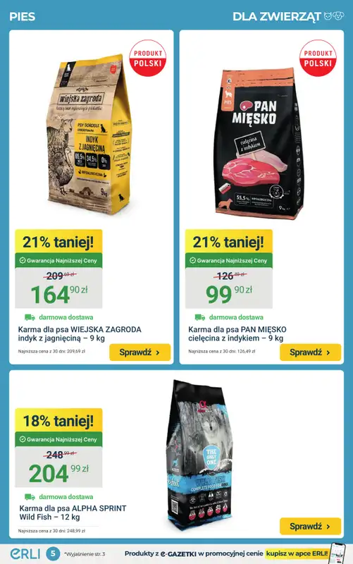 ERLI - gazetka promocyjna HIT e-Gazetki – codzienne zakupy w super cenach! od poniedziałku 23.02 do niedzieli 01.03 - strona 5