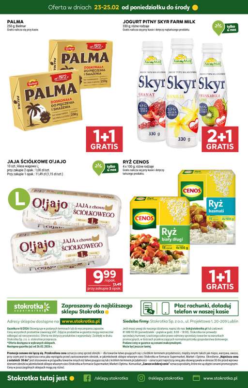 Stokrotka - gazetka promocyjna Gazetka Supermarket od poniedziałku 23.02 do środy 25.02 - strona 12