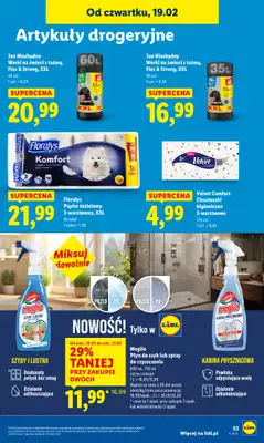 Lidl - gazetka promocyjna Oferta od czwartku od czwartku 19.02 do soboty 21.02 - strona 53