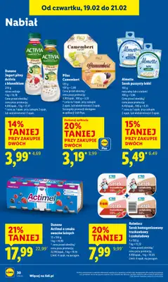 Lidl - gazetka promocyjna Oferta od czwartku od czwartku 19.02 do soboty 21.02 - strona 30