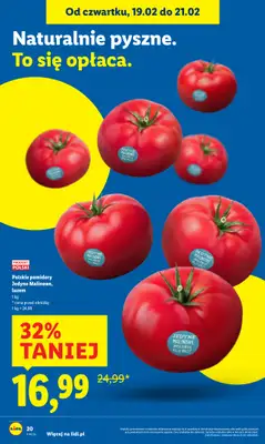 Lidl - gazetka promocyjna Oferta od czwartku od czwartku 19.02 do soboty 21.02 - strona 20