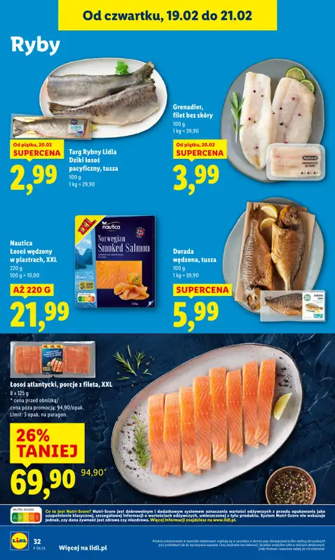 Lidl - gazetka promocyjna Oferta od czwartku od czwartku 19.02 do soboty 21.02 - strona 32