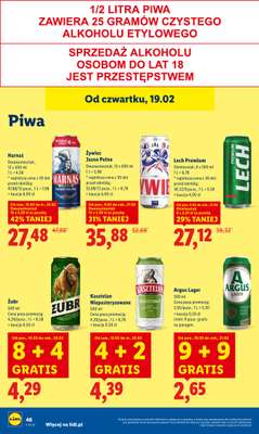 Lidl - gazetka promocyjna Oferta od czwartku od czwartku 19.02 do soboty 21.02 - strona 46