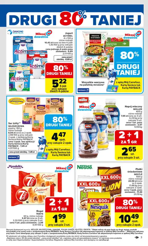 Carrefour - gazetka promocyjna Gazetka Carrefour od poniedziałku od poniedziałku 23.02 do soboty 28.02 - strona 5