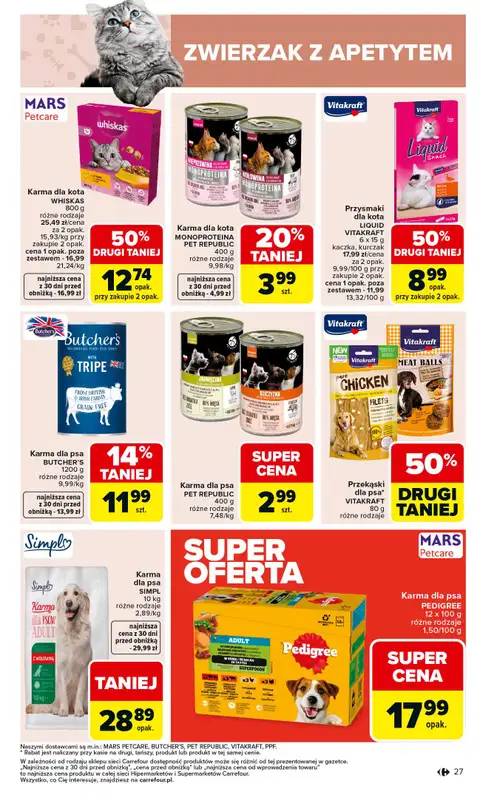 Carrefour - gazetka promocyjna Gazetka Carrefour od poniedziałku od poniedziałku 23.02 do soboty 28.02 - strona 29