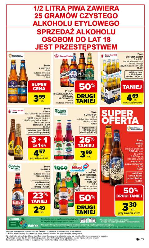 Carrefour - gazetka promocyjna Gazetka Carrefour od poniedziałku od poniedziałku 23.02 do soboty 28.02 - strona 37