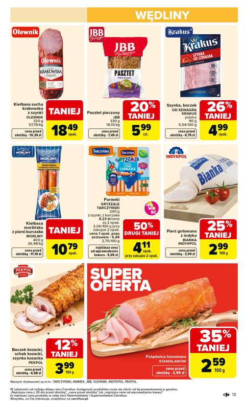 Carrefour - gazetka promocyjna Gazetka Carrefour od poniedziałku od poniedziałku 23.02 do soboty 28.02 - strona 15