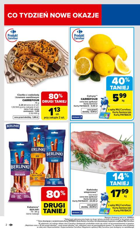 Carrefour Market - gazetka promocyjna Gazetka Carrefour Market od poniedziałku od poniedziałku 23.02 do soboty 28.02 - strona 4