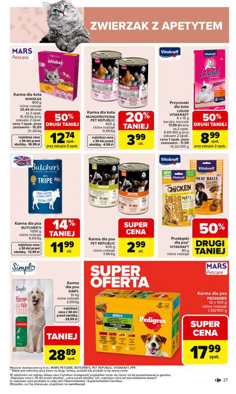 Carrefour Market - gazetka promocyjna Gazetka Carrefour Market od poniedziałku od poniedziałku 23.02 do soboty 28.02 - strona 29
