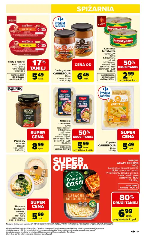 Carrefour Market - gazetka promocyjna Gazetka Carrefour Market od poniedziałku od poniedziałku 23.02 do soboty 28.02 - strona 21