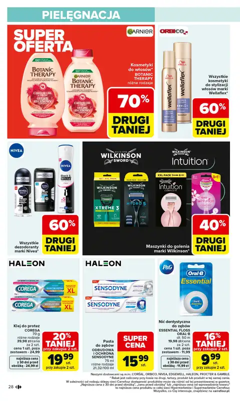 Carrefour Market - gazetka promocyjna Gazetka Carrefour Market od poniedziałku od poniedziałku 23.02 do soboty 28.02 - strona 30