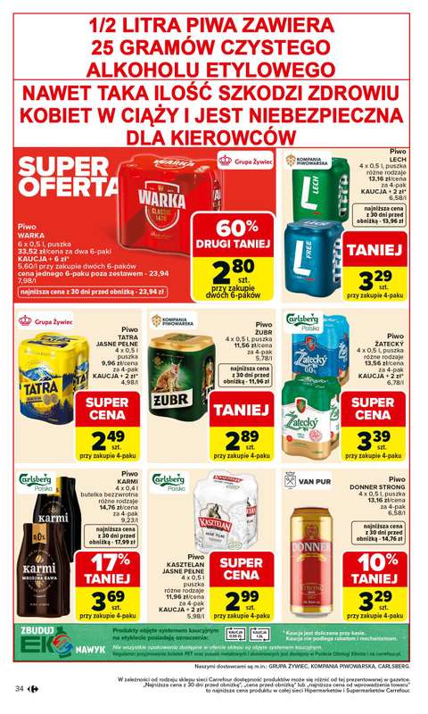 Carrefour Market - gazetka promocyjna Gazetka Carrefour Market od poniedziałku od poniedziałku 23.02 do soboty 28.02 - strona 36