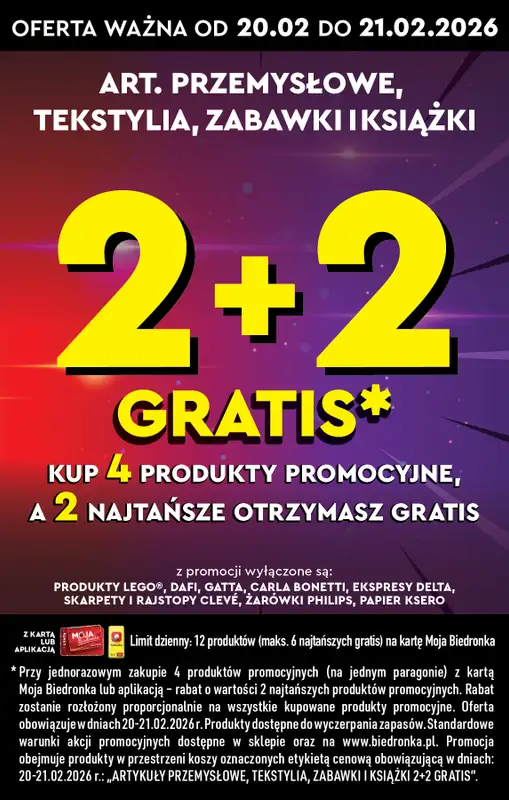 Biedronka - gazetka promocyjna Najtańsza sobota od soboty 21.02 do soboty 21.02 - strona 12
