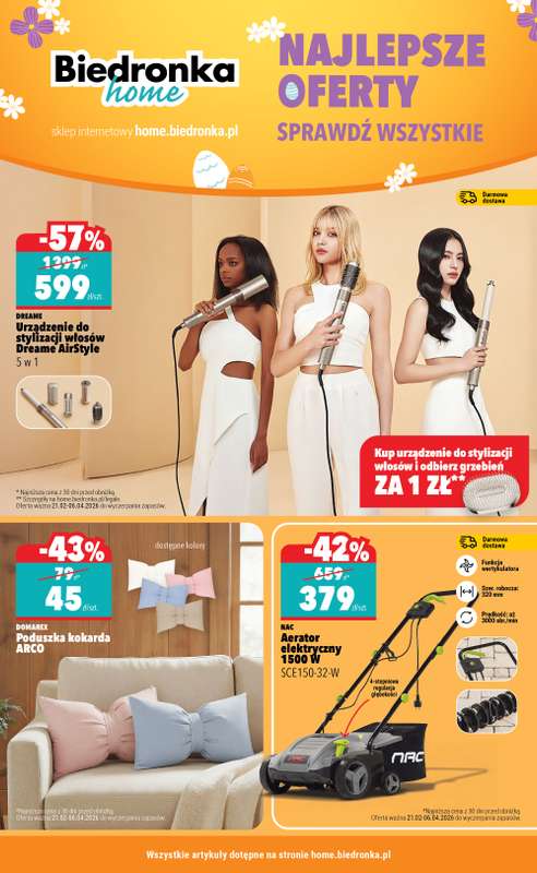 Biedronka Home - gazetka promocyjna Najlepsze oferty od soboty 21.02 do wtorku 07.04