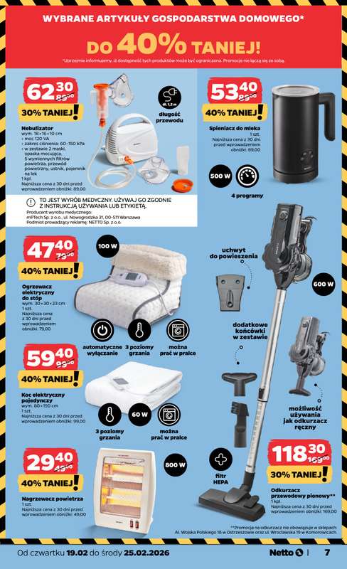 Netto - gazetka promocyjna Gazetka od czwartku 19.02 do środy 25.02 - strona 7