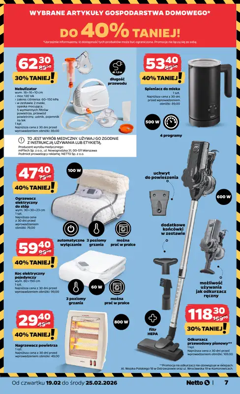 Netto - gazetka promocyjna Gazetka od czwartku 19.02 do środy 25.02 - strona 7