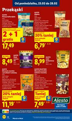 Lidl - gazetka promocyjna Oferta od poniedziałku od poniedziałku 23.02 do środy 25.02 - strona 42