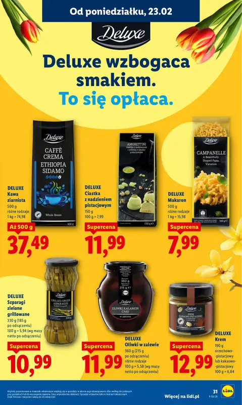 Lidl - gazetka promocyjna Oferta od poniedziałku od poniedziałku 23.02 do środy 25.02 - strona 31