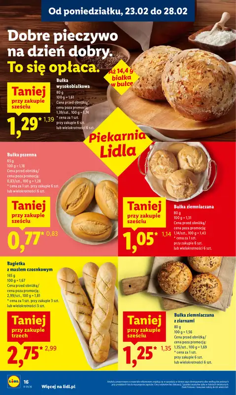 Lidl - gazetka promocyjna Oferta od poniedziałku od poniedziałku 23.02 do środy 25.02 - strona 16