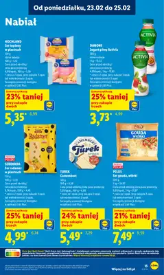 Lidl - gazetka promocyjna Oferta od poniedziałku od poniedziałku 23.02 do środy 25.02 - strona 15