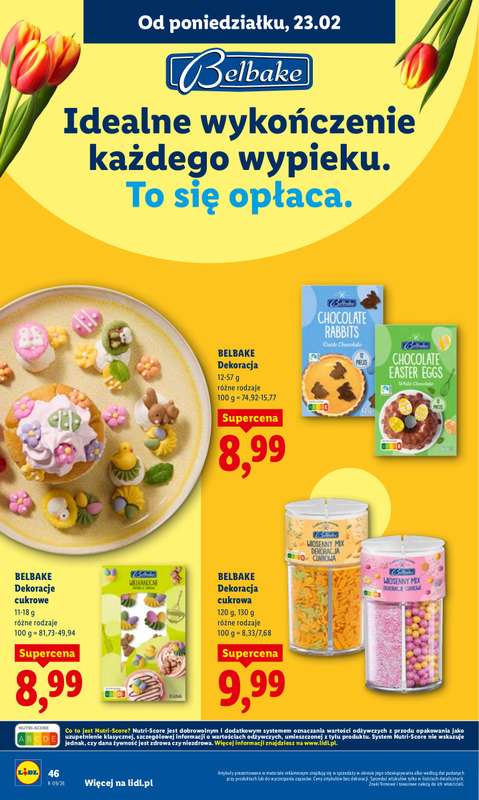 Lidl - gazetka promocyjna Oferta od poniedziałku od poniedziałku 23.02 do środy 25.02 - strona 46