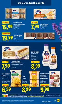 Lidl - gazetka promocyjna Oferta od poniedziałku od poniedziałku 23.02 do środy 25.02 - strona 29