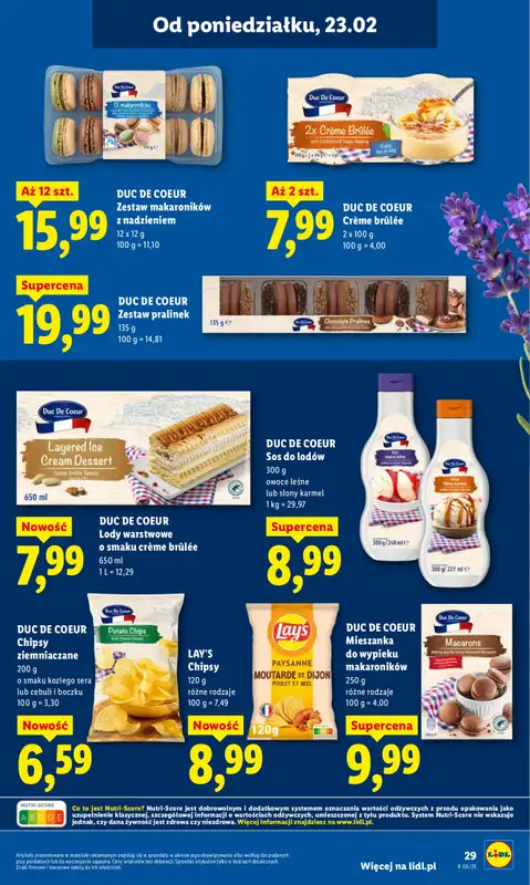 Lidl - gazetka promocyjna Oferta od poniedziałku od poniedziałku 23.02 do środy 25.02 - strona 29