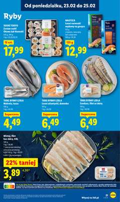 Lidl - gazetka promocyjna Oferta od poniedziałku od poniedziałku 23.02 do środy 25.02 - strona 21
