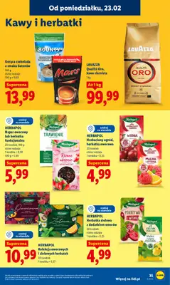 Lidl - gazetka promocyjna Oferta od poniedziałku od poniedziałku 23.02 do środy 25.02 - strona 35