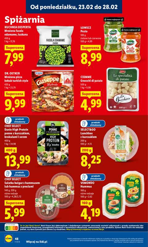 Lidl - gazetka promocyjna Oferta od poniedziałku od poniedziałku 23.02 do środy 25.02 - strona 48